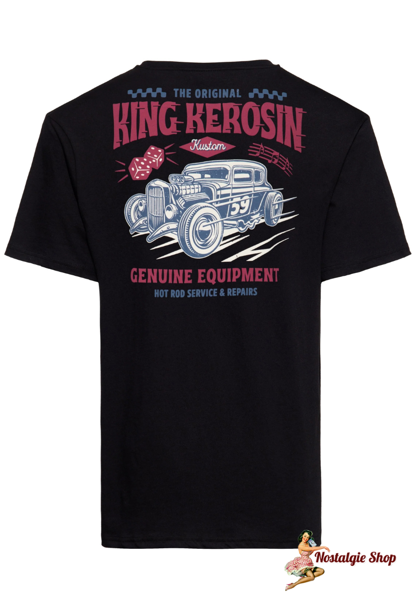 King Kerosin - T-SHIRT «HOT ROD SERVICE & REPAIRS»