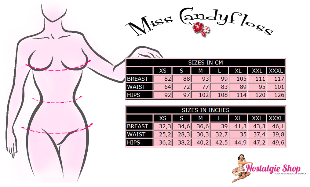 Miss Candyfloss Tasha-Kat Langarmshirt