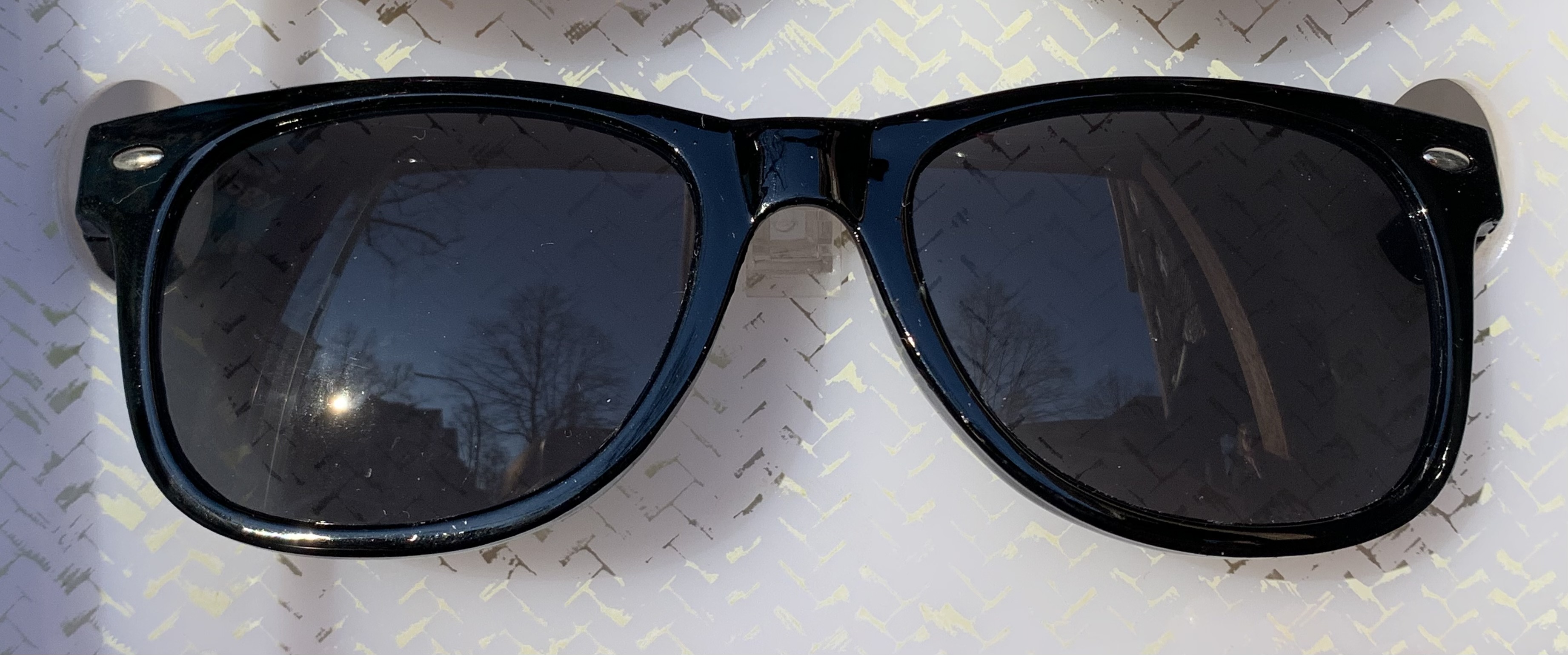 Retro Sonnenbrille James Dean - schwarz