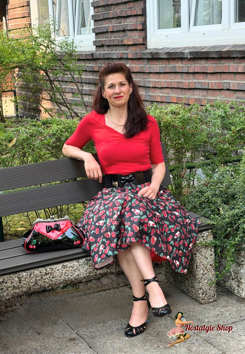 Lindy Bop - Christine Cherry Skirt
