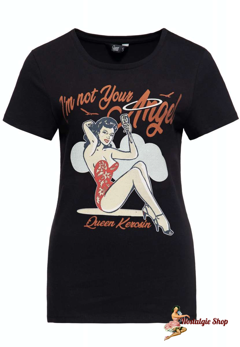 Queen Kerosin - PRINT T-SHIRT »I´M NOT YOUR ANGEL«