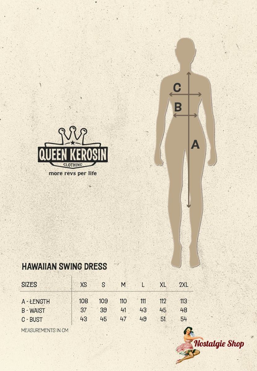 Queen Kerosin - SWINGKLEID «BEACHES»