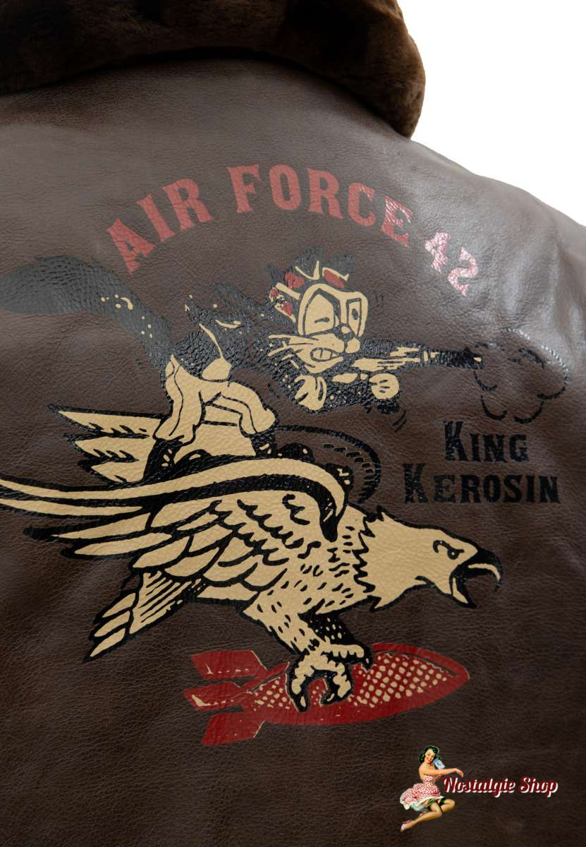 King Kerosin - Fliegerjacke aus Rindsleder
