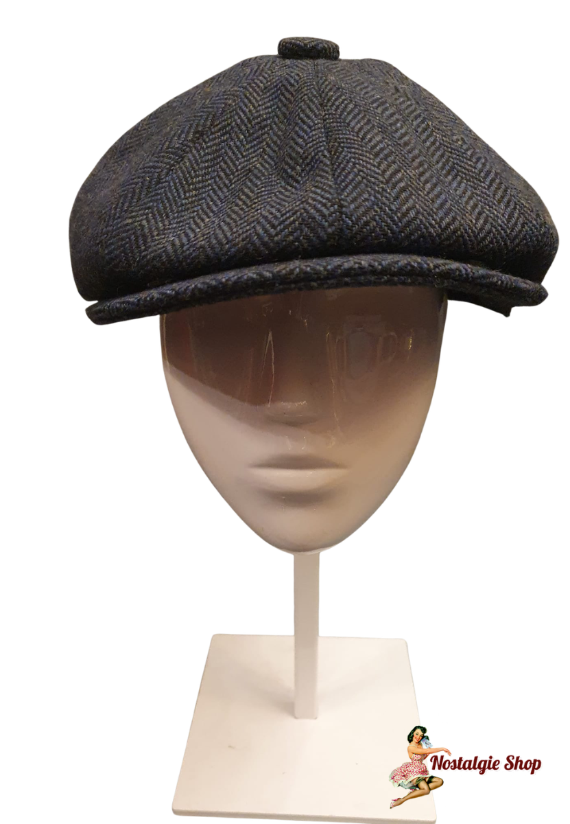 Maz - Newsboy Flat Cap Blau