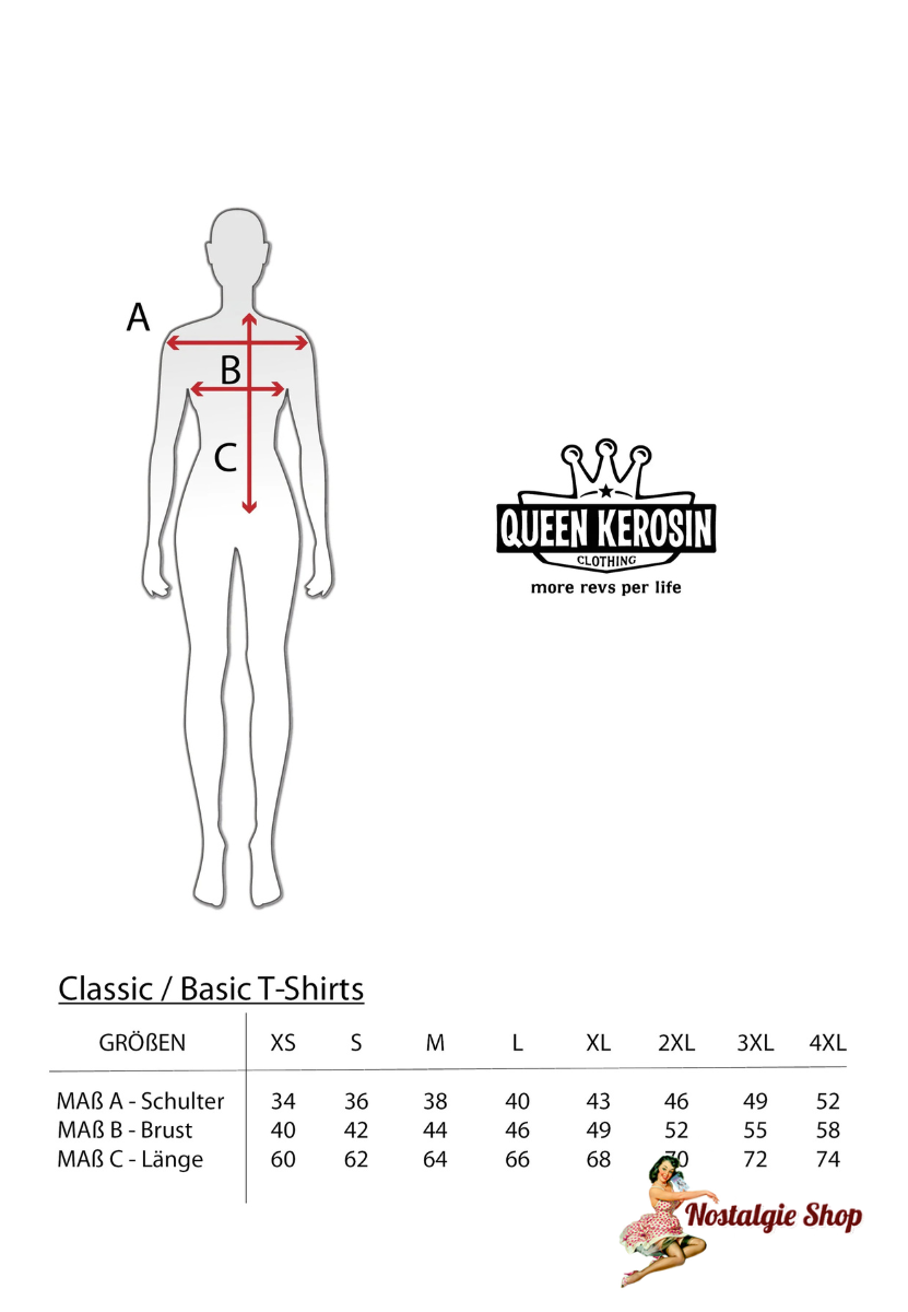 Queen Kerosin - Damen Vintage T-Shirt - East Side Babe