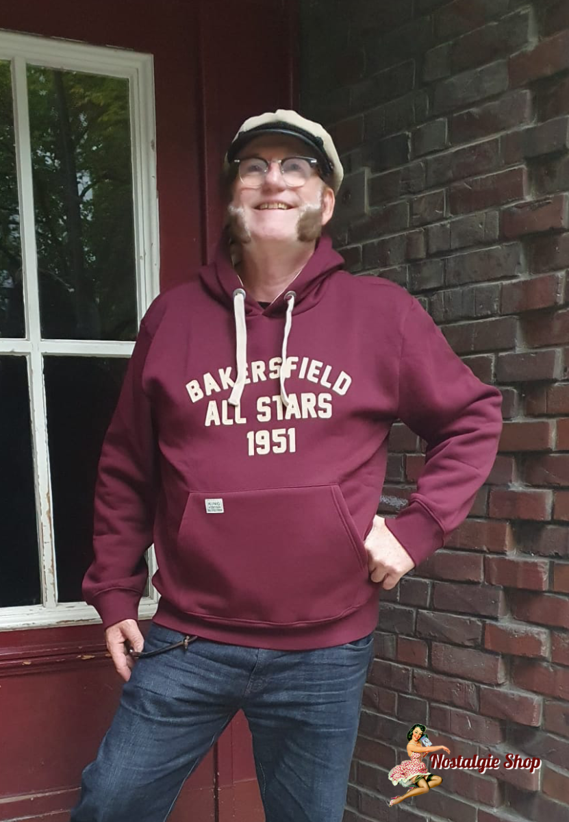King Kerosin - Kapuzenpullover 'Bakersfield All Stars' in Bordeaux