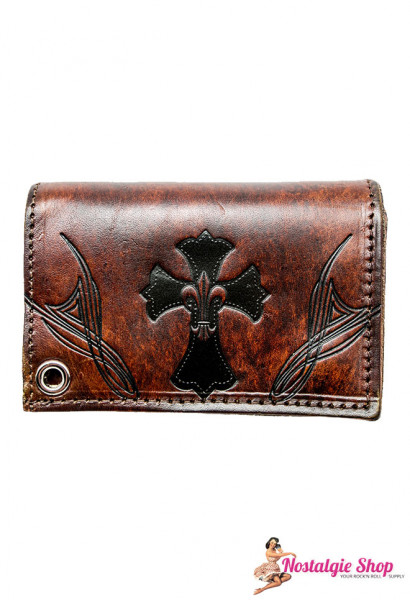 Running Bear Portemonnaie - antik Tribal Biker Wallet - klein