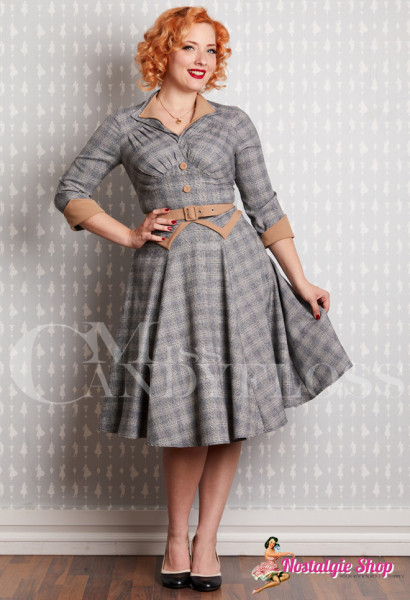 Miss Candyfloss Juniper-Silver Swingkleid