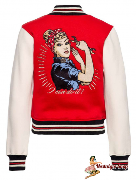 Queen Kerosin Collegejacke Sweatjacke I can do it!
