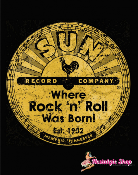 Steady Sun Records T-Shirt - Sun Distressed