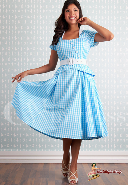 Miss Candyfloss - Lydia-Tiffany cotton gingham summer dress