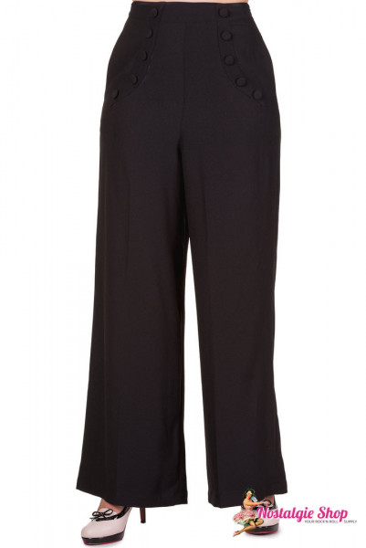 Banned Marlene pants &quot;Full Moon&quot; - black