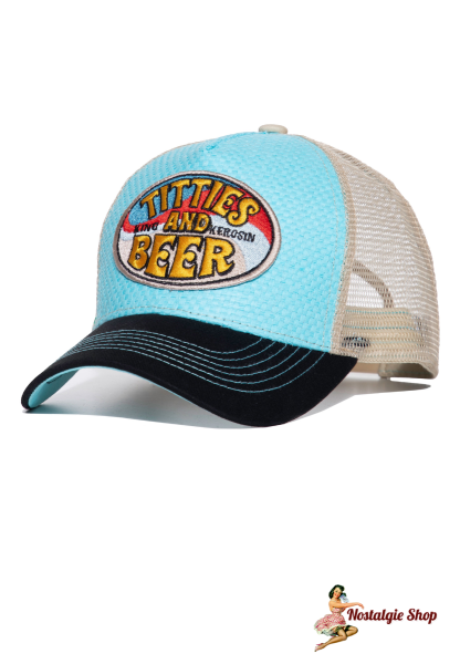 King Kerosin - TRUCKER CAP «TITTIES AND BEER»