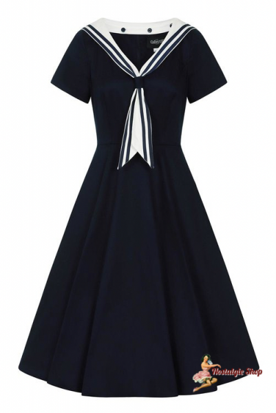 Collectif Nene Sailor Swing Dress