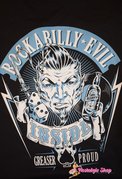 Nano Barbero T-Shirt - Rockabilly Evil Inside