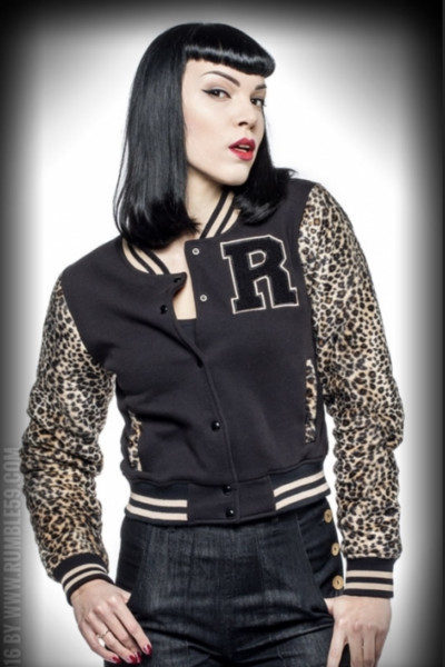 Rumble59 Sweat Collegejacke - Leo Patch