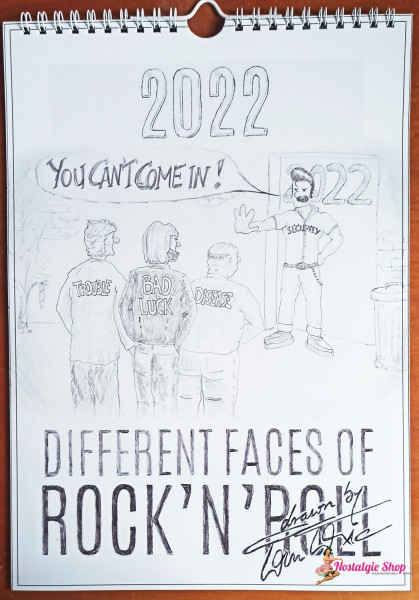 Keil - Records Kalender 2022 - Different Faces of Rock n Roll