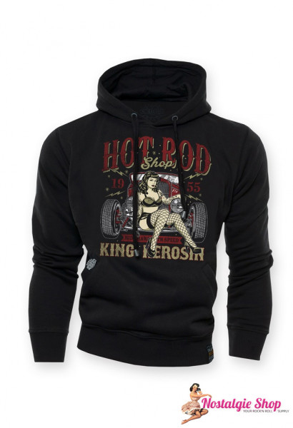 King Kerosin Rockabilly Hoodie - Hot Rod Shop 1955