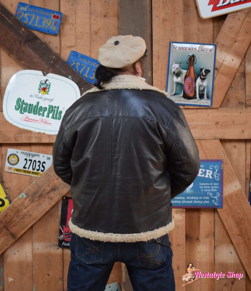 B3 Fliegerjacke 1930er braun oder schwarz Leather Clothing