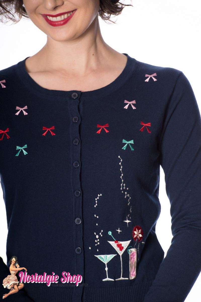 Banned Cardigan Cocktaily Nostalgieshop