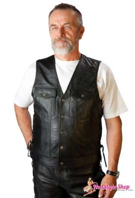 Polizei 1959 Lederjacke Rock`n Roll Biker hochwertiges