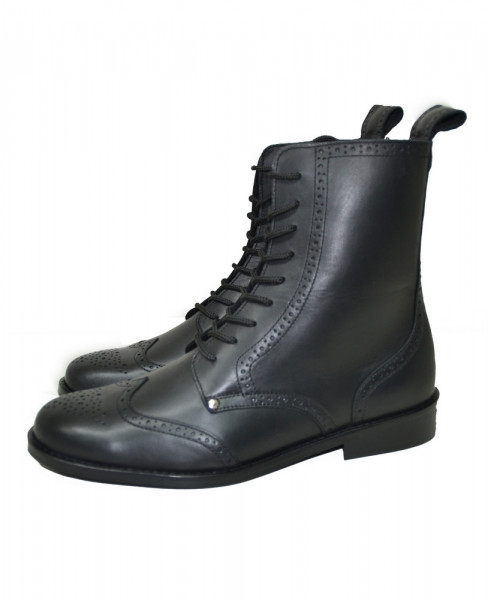 Steelground - Budapester Ranger Boots schwarz Rindsleder