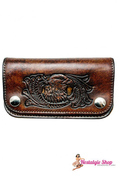 Running Bear Portemonnaie - antik Adler Wallet with Chain