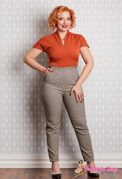 Miss Candyfloss Hédi-Sand highwaist trousers