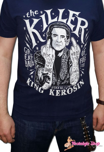 KK The Killer T-Shirt mit Jerry Lee Lewis