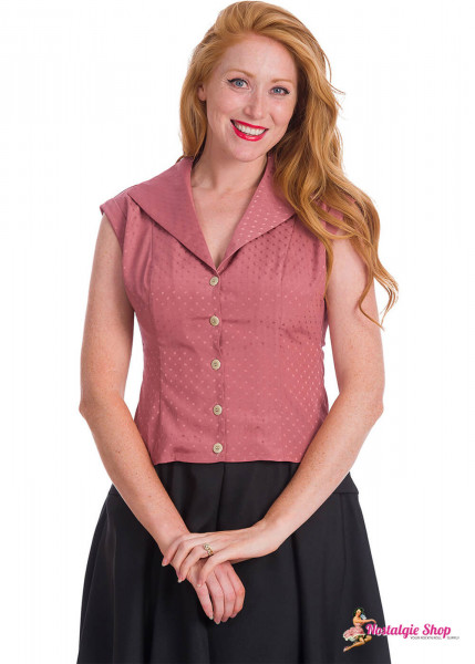 Banned "Afternoon Tea Spot" Blouse - blush