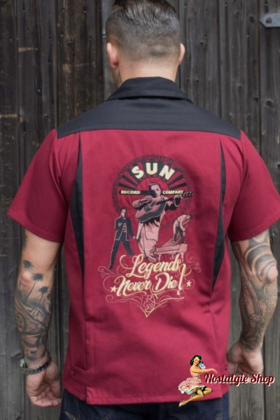 Rumble59 - Bowling Shirt - SUN, Legends never die