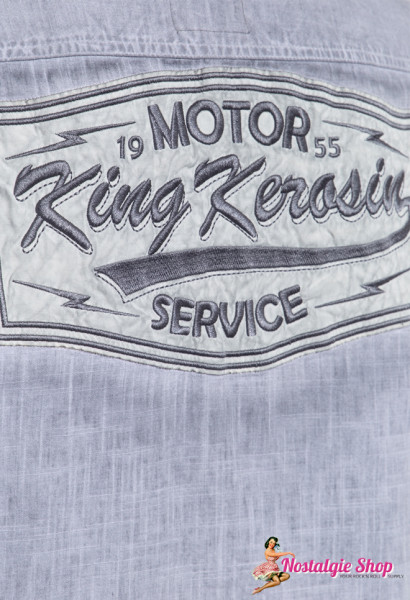 KK Oilwashed Workshirt Motor Service - grau oder sand