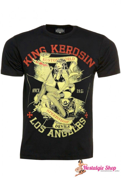 KK Kustom World Speed Shop Devils L.A. T-Shirt