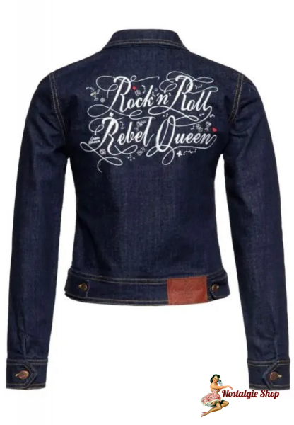 Queen Kerosin - Rock &#039;n&#039; Roll Rebel Queen Denim Jacket