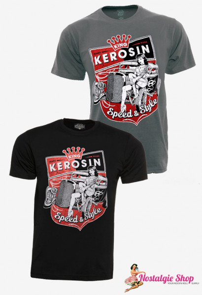 KK Speed and Style T-Shirt grau oder schwarz