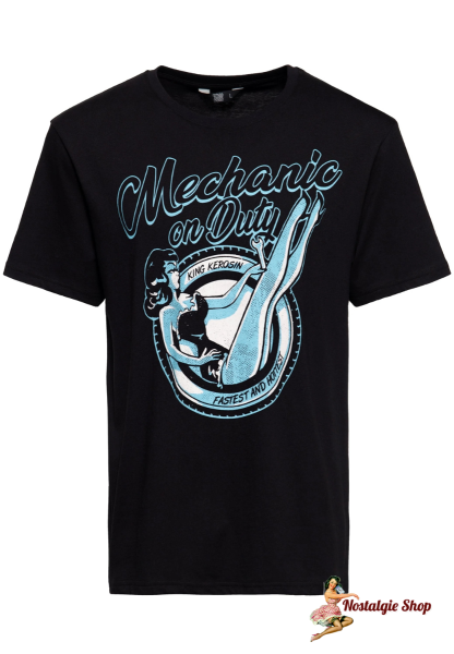 King Kerosin - CLASSIC T-SHIRT «MECHANIC ON DUTY»