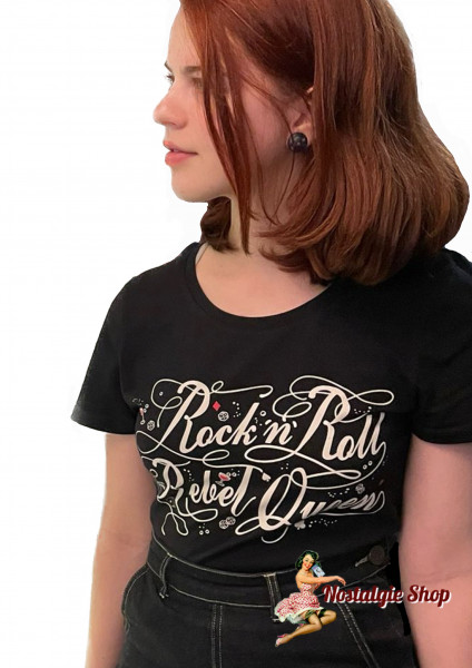 Queen Kerosin - CLASSIC T-SHIRT »ROCK&#039;N ROLL REBEL QUEEN«