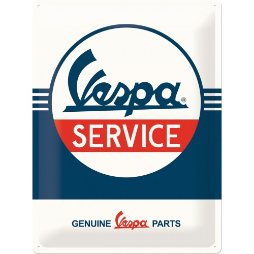 Blechschild 30 x 40 Vespa Service