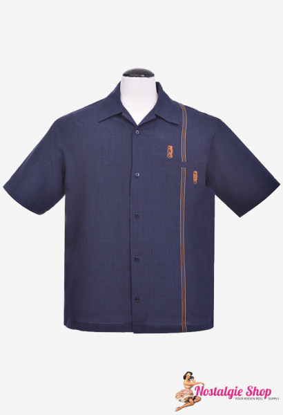 Bowling Shirt - Tiki Retro Stitch