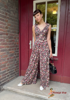Miss Candyfloss - Zelene-Bo Sleeveless floral jumpsuit
