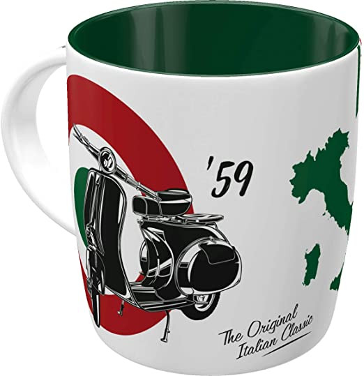 Enamel mug Vespa - The Italian Classic