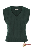 Banned - Gina Cable Knit Pullunder Grün