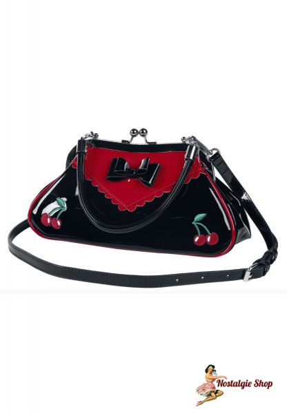 Banned - "Billie Jean" Handtasche schwarz/rot