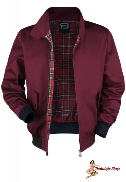 Knightbridge Harrington Jacke - bordeaux