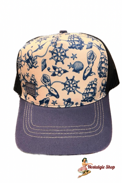 King Kerosin - Herren Cap &quot;Hamburg&quot; 704 Navy