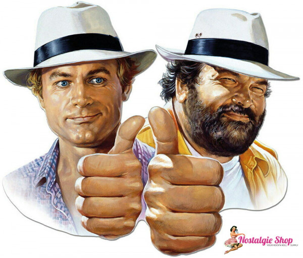 BFB 3D Blechschild Bund Spencer & Terence Hill - Vier Fäuste für Rio