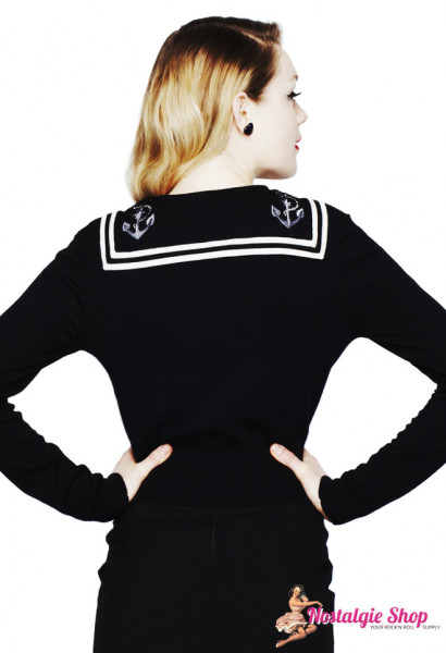 Cardigan - Sailor schwarz