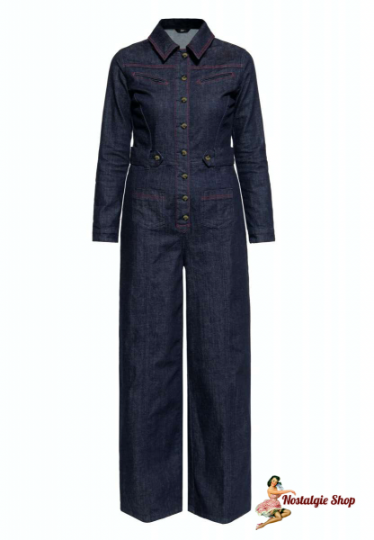 Queen Kerosin - Marlene-Style Jeans OVERALL