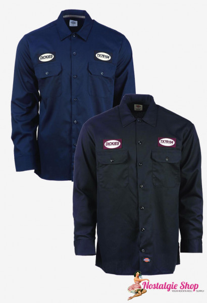 Dickies Workshirt Elliston - schwarz in S