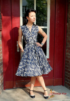 Very Cherry - Nova Dress Sea Shelly,50er Petticoat Dress Very Cherry - Nova Dress Sea Shelly,50er Petticoat Dress